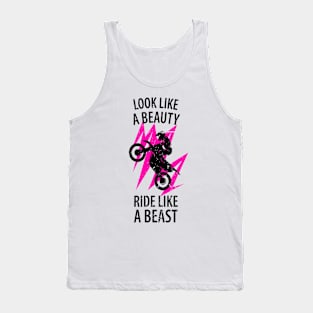 Motocross Biker Freestyle Stunt Tank Top